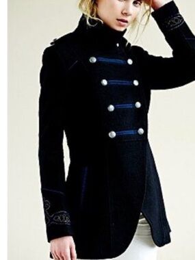 Free People Military Wool womens coat